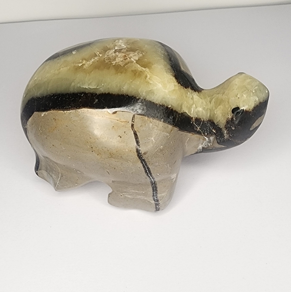 Septerian Carved Turtle.  4in X 2in. 502grams. UV Reactive - Picture 3 of 9